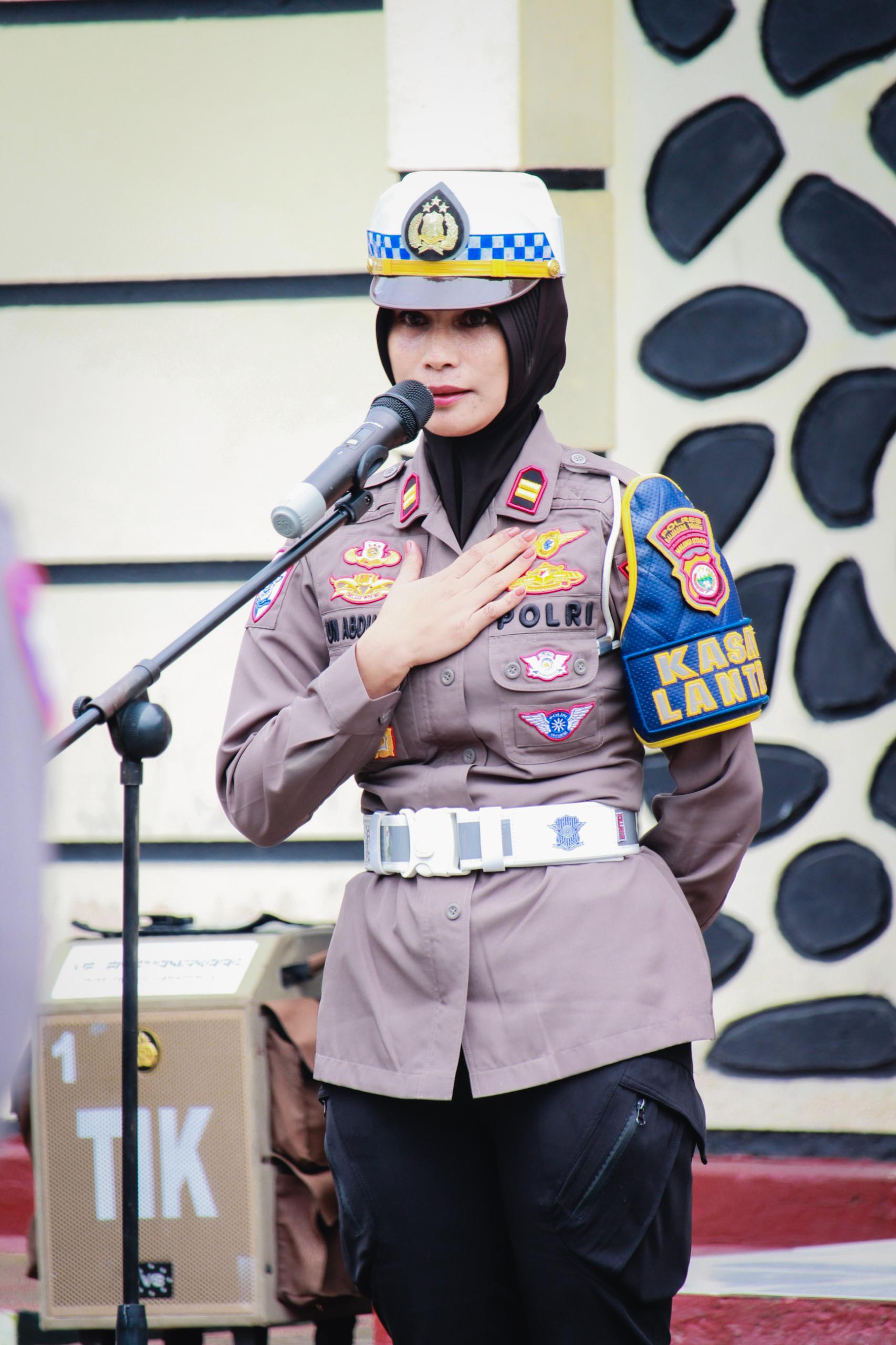 Polres Halteng Intensifkan Penertiban Lalu Lintas Lewat Operasi Zebra Kie Raha 2025