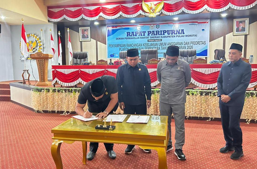 Morotai Ketatkan Anggaran 2026, Belanja Turun Tajam, PAD Jadi Andalan Tutup Defisit