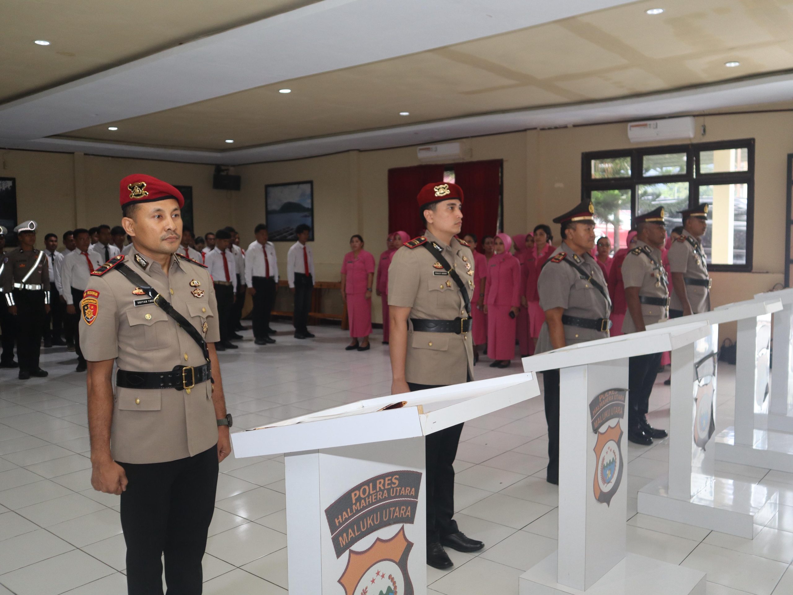 Kapolres Halut Pimpin Sertijab, Kasat Reskrim Resmi Berganti