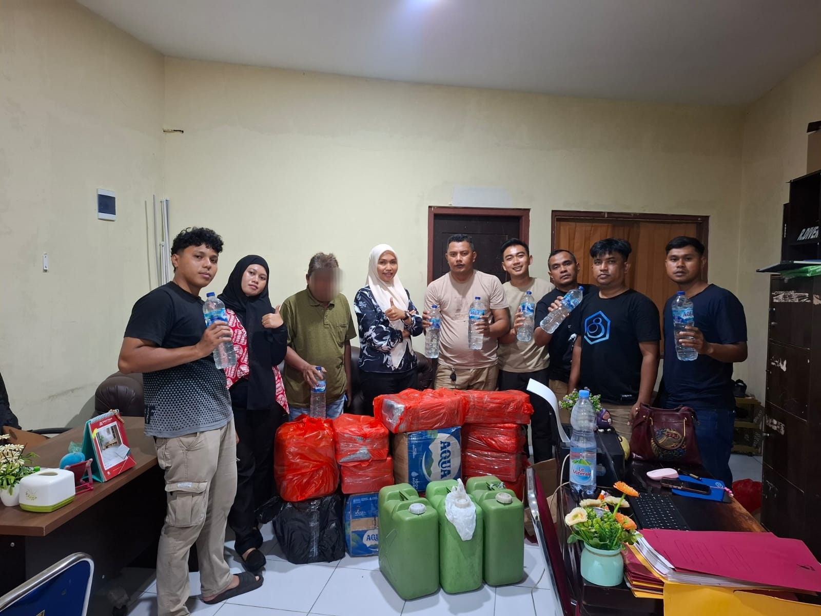 Sat Reskrim Polres Ternate Amankan Ratusan Liter Cap Tikus