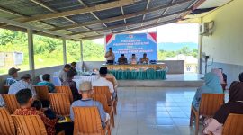 Dialog pencegahan dan penanggulangan radikalisme yang diselenggarakan oleh Pemuda Bangga NKRI Halut.(foto/Chalo) 
