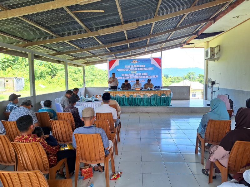 Dialog pencegahan dan penanggulangan radikalisme yang diselenggarakan oleh Pemuda Bangga NKRI Halut.(foto/Chalo) 