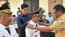 Wabup Halut, Dr. Hi. Kasman Hi. Ahmad, pimpin Sertijab Canat Tobelo dan Loloda Utara.(foto/humas)