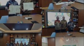 Bupati Halut, Dr. Piet Hein Babua tanda tangani MoU dengan Bank Tanah.(istimewa)