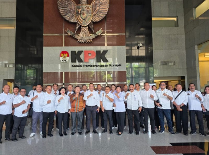 Pimpinan OPD Halut berkunjung ke KPK RI.(istimewa)