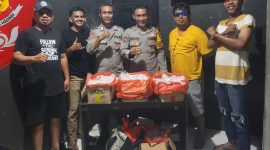 Polsek Ternate Utara amankan ratusan Miras jenis cap tikus.(humas)