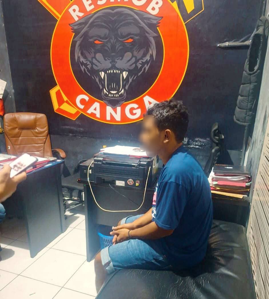 Terduga Pelaku Pembunuhan Dibekuk Tim Resmob Cangan Polres Halut Di Rumah Tantenya