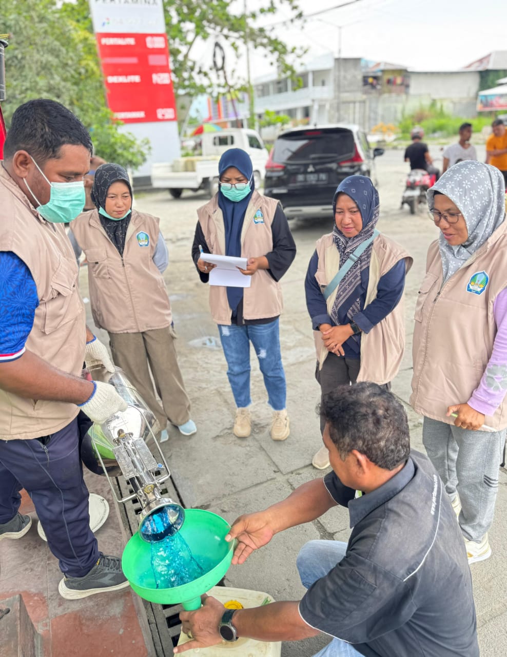 Jelang Nataru, Pertamina Patra Niaga Dan Dinas Metrologi Labuhan Pastikan Takaran BBM Di SPBU