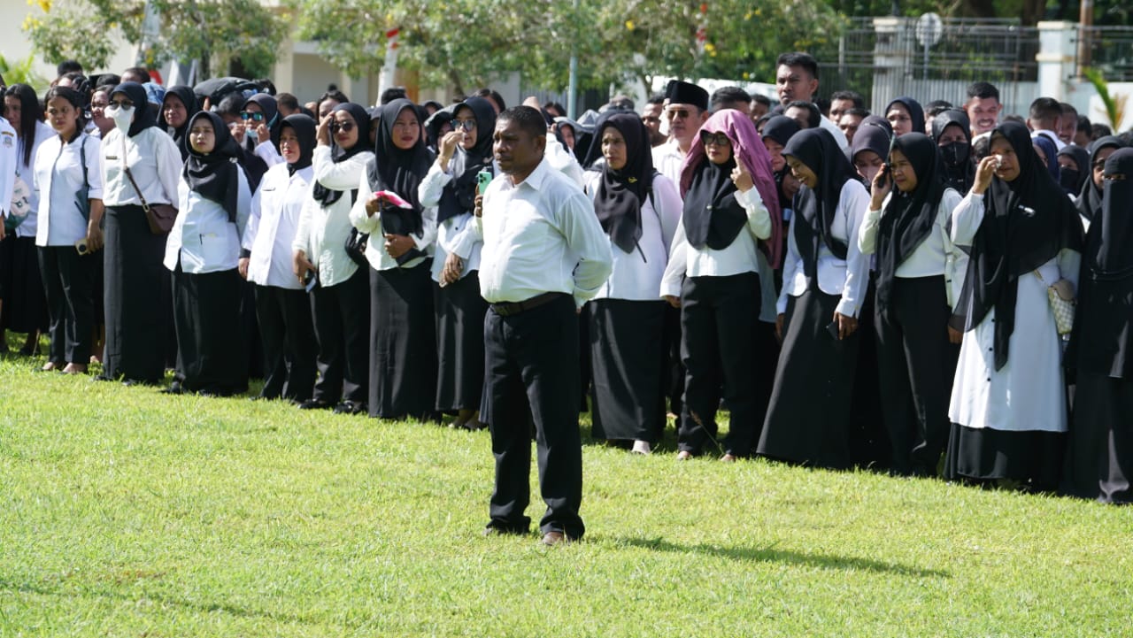Tunggakan Gaji Tiga Bulan Cair, 660 P3K Di Pulau Morotai “Mandi Doi”