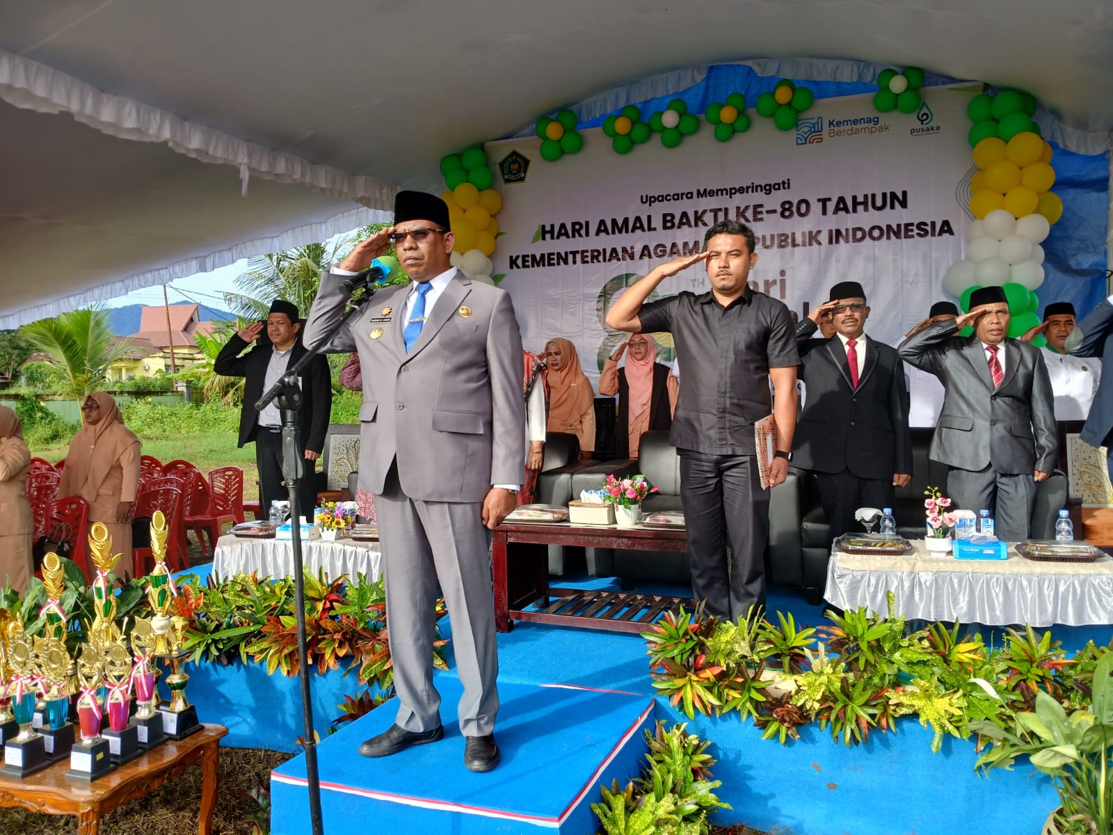 Pimpin Upacara HAB Ke-80 Kemenag, Wabup : Kerukunan Bukan Sekedar Damai, Tapi Energi Kebangsaan