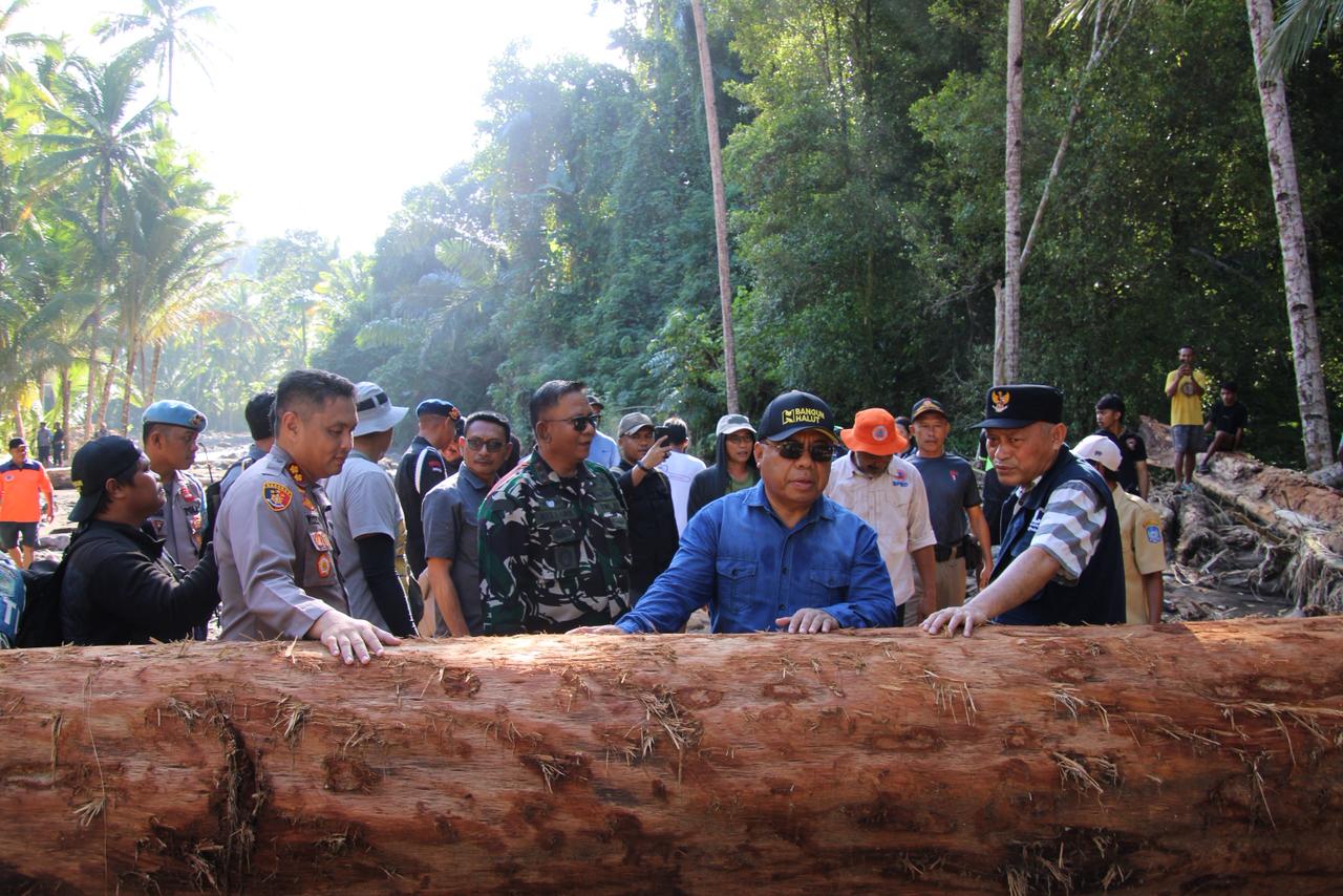 Pasca Banjir Besar, Pemda Halut Komitmen Normalisasi 3 Sungai Di Kecamatan Loloda Utara 