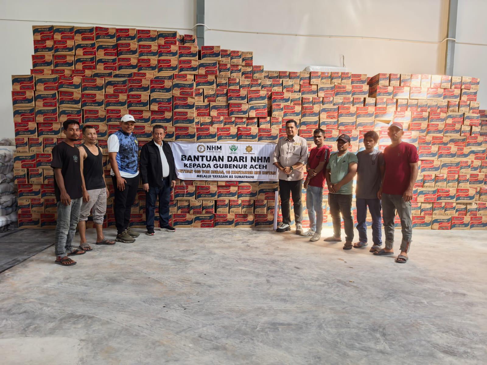 Menjelang Ramadhan, PT. NHM Salurkan Ratusan Ton Bantuan Sembako Ke Aceh 