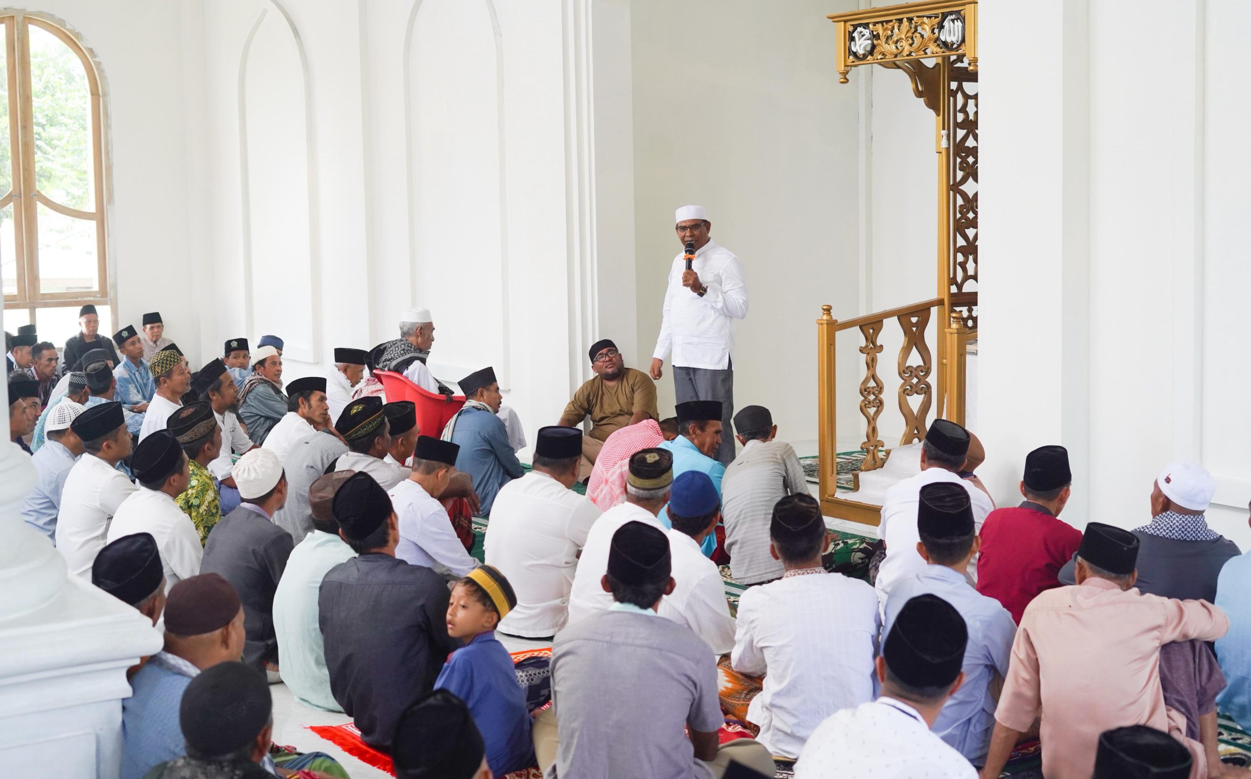 Hadiri Syukuran Di Masjid Ar Rahman, Wabup Halut Tekankan Penguatan Ukhuwah Dan Moral Umat