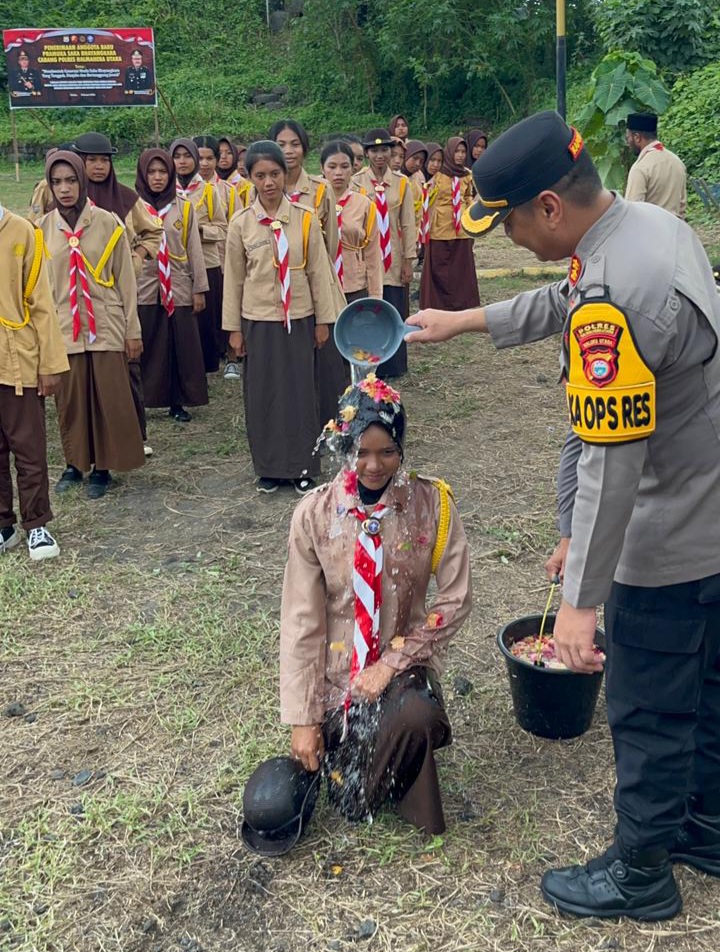 Kapolres Halut Pimpin Pelantikan Saka Bhayangkara 2026, Tegaskan Penguatan Karakter Generasi Muda