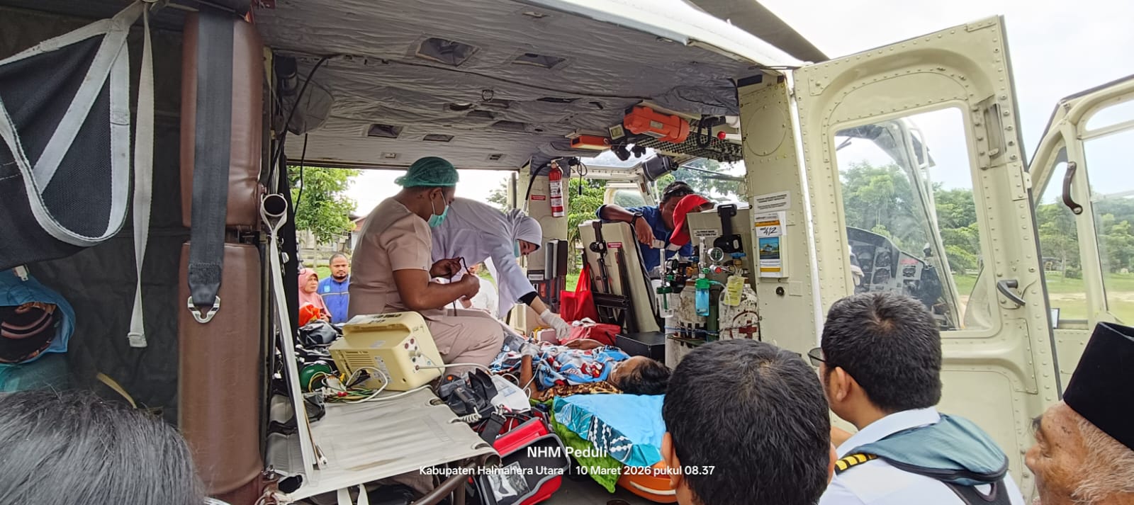 Akses Kesehatan Terbatas, NHM Peduli Terbangkan Pasien dari Halmahera Utara Ke Manado 