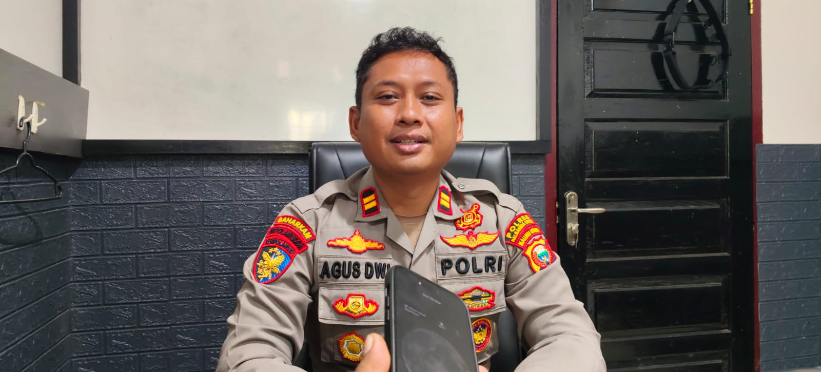 Keselamatan Di Laut Jadi Prioritas, Polairud Polres Halut Imbau Nelayan Tunda Berlayar