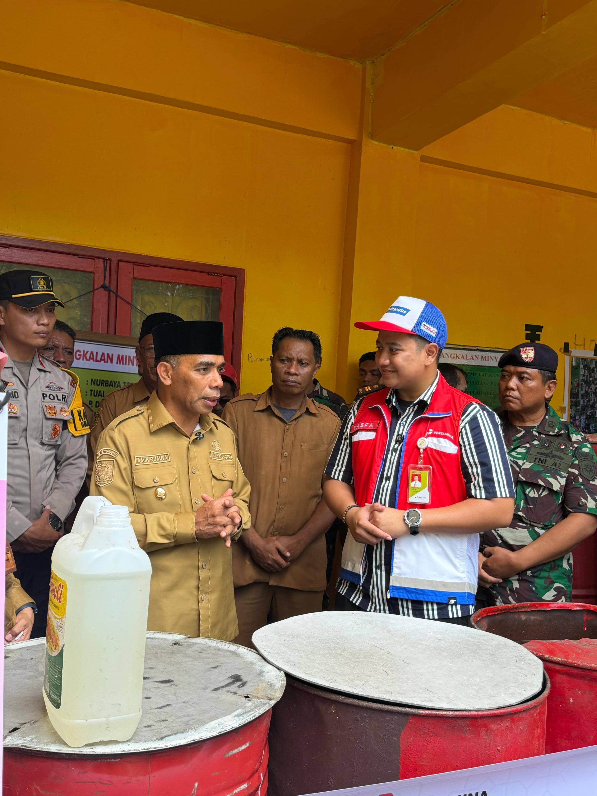Sinergi Pertamina Patra Niaga Dengan Pemerintah Kota Tual Dalam Rangka menghadapi Hari Raya Idul Fitri 2026 Pada Kegiatan Pasar Murah Kota Tual