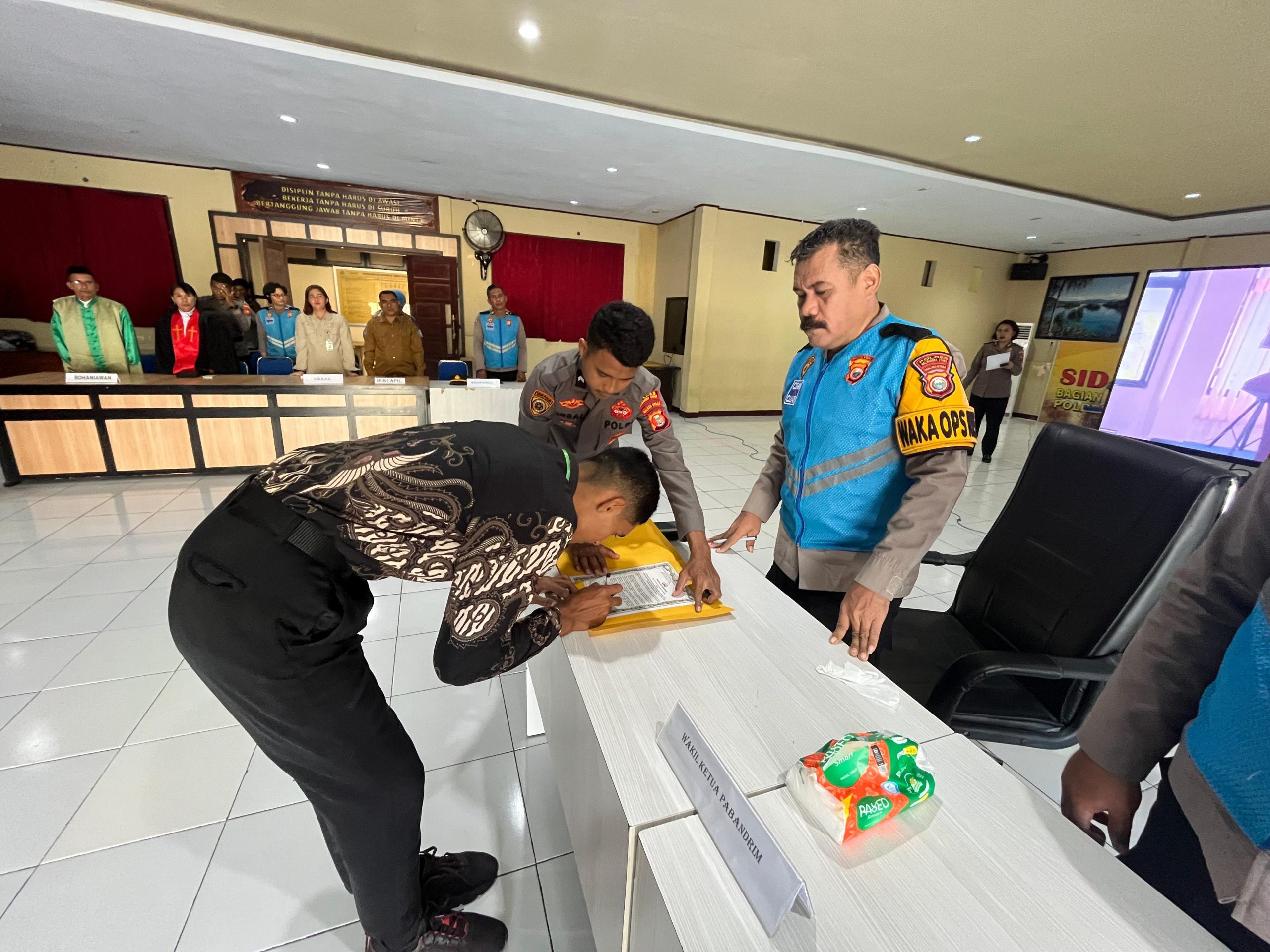 Polres Halut Tegaskan Rekrutmen Bersih, Pakta Integritas Dan Sumpah Seleksi Polri 2026 Digelar