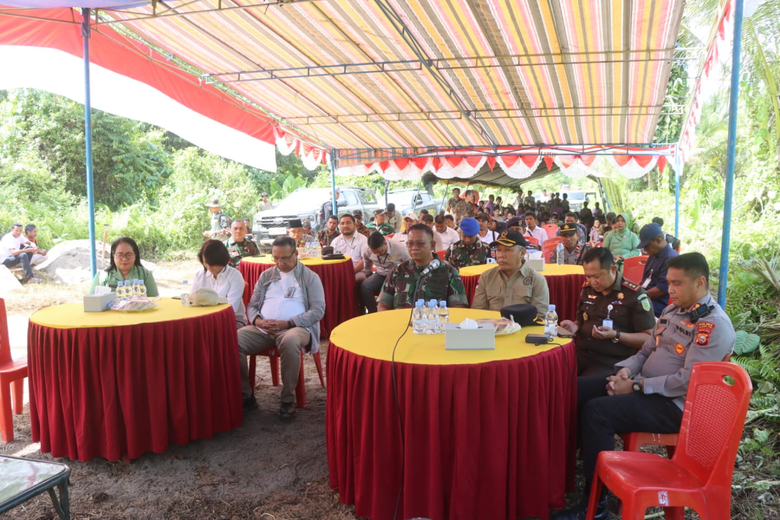 Ground Breaking Jembatan Garuda, Kodim 1508/Tobelo Wujudkan Karya Bakti TNI Untuk Rakyat