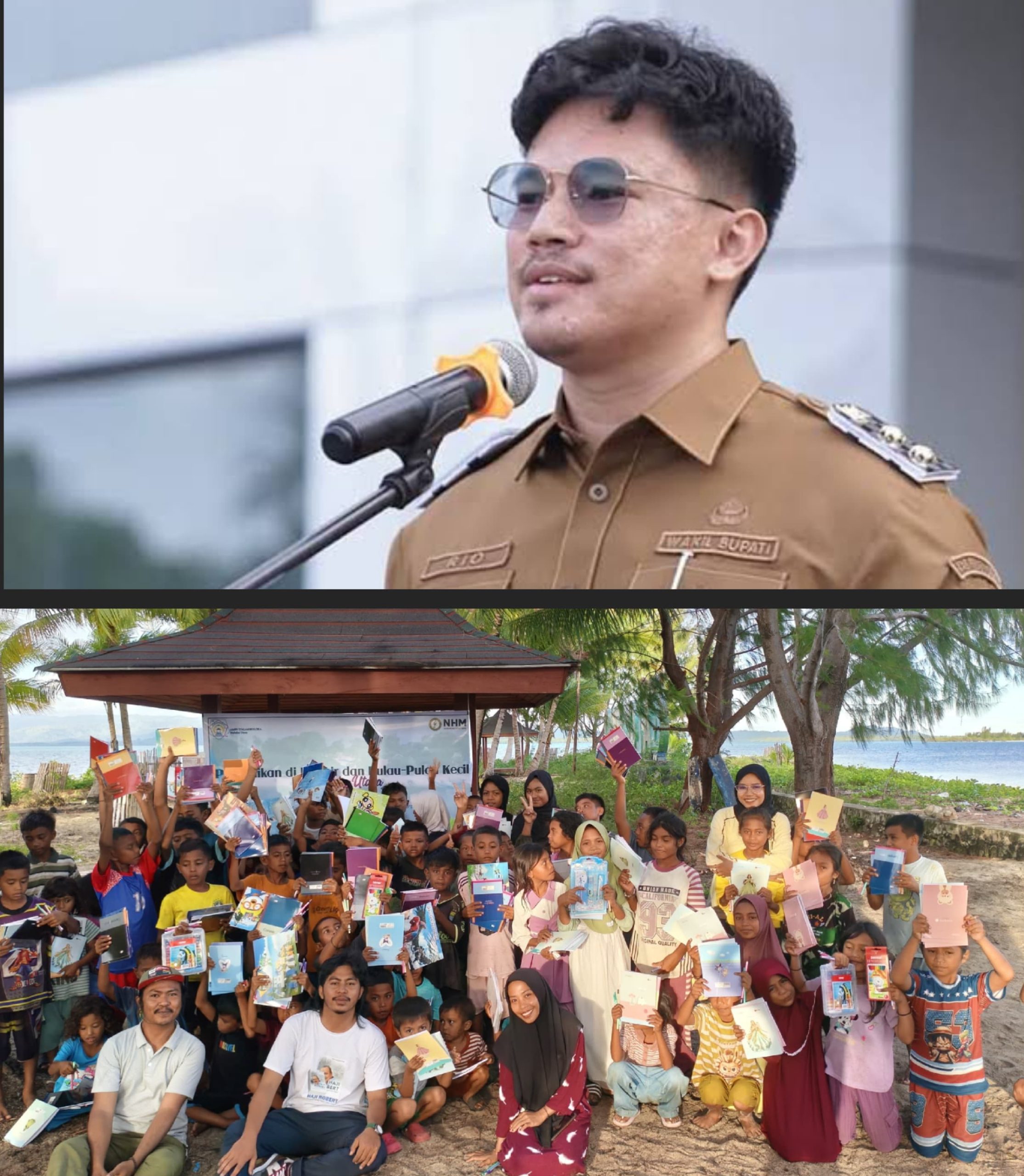 Dari Pesisir Untuk Masa Depan, AMPP-TOGAMMOLOKA Dan PT. NHM Hadirkan Buku Untuk Anak Pulau Galo-Galo