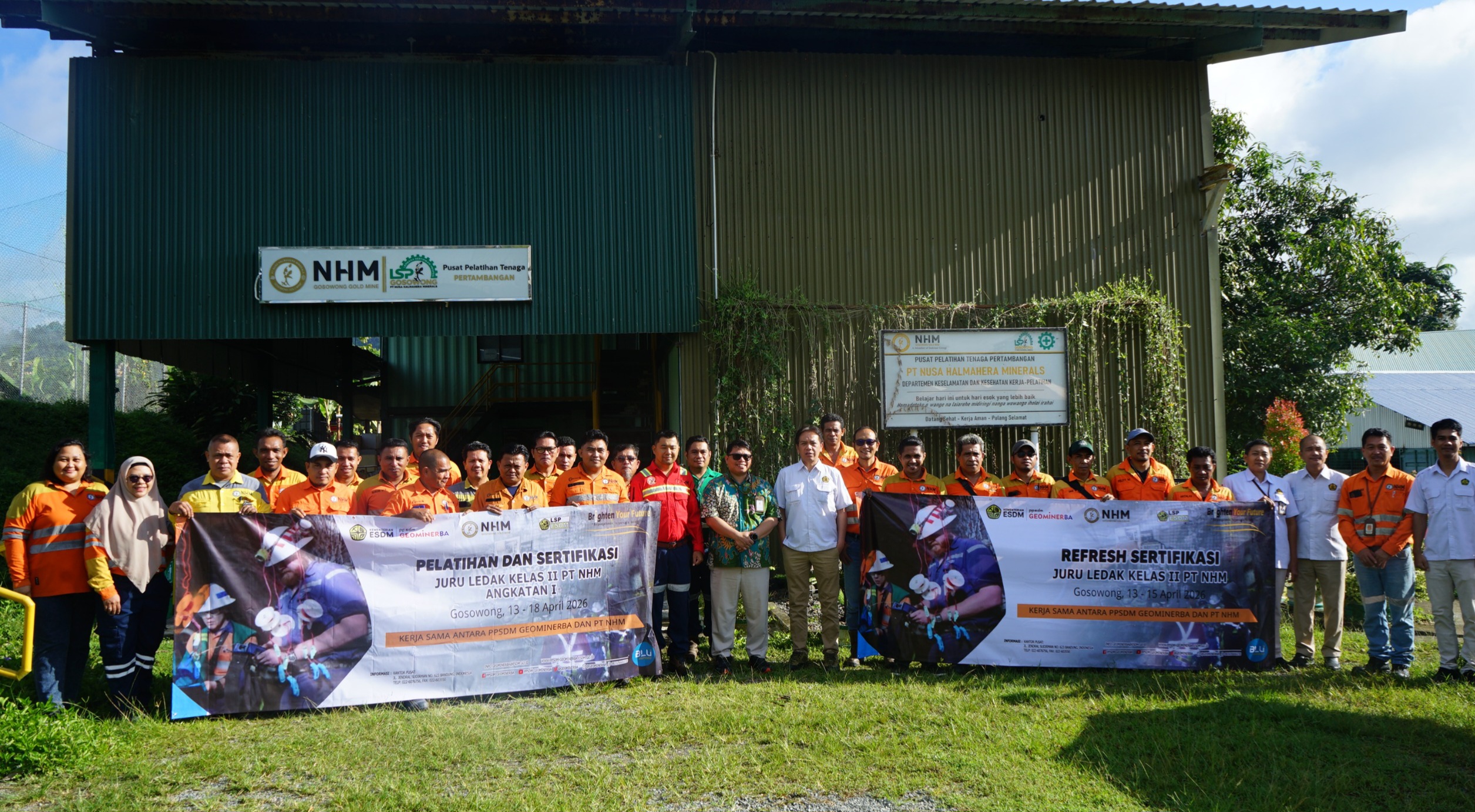 Wujudkan Operasional Aman Dan Efektif, NHM Gelar Diklat Juru Ledak Il Di Site Gosowong
