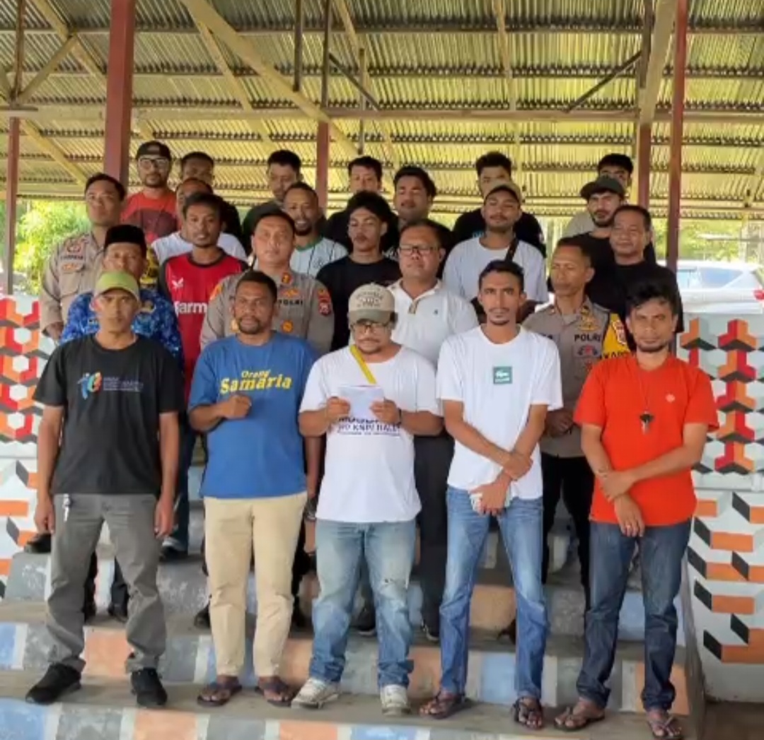 Kapolres Halut Pimpin Deklarasi Damai Pemuda Desa Kira Dan Duma