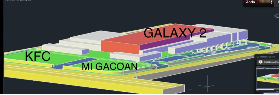 Galaxy Mart 2 Mulai Di Bangun, Debu Berterbangan, HT : Kami Minta Maaf
