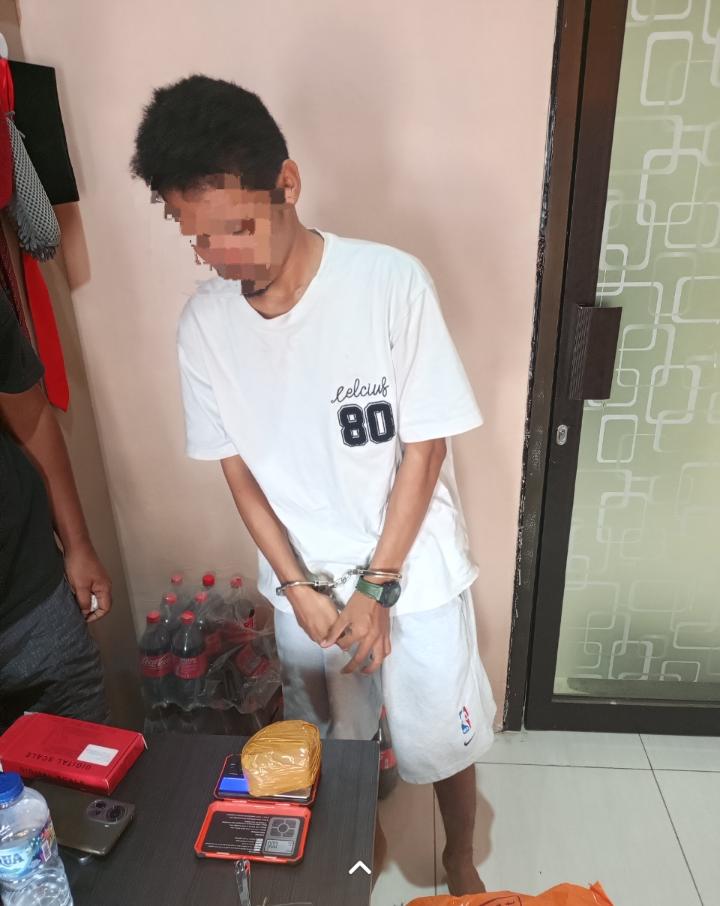 Celana Pendek Jadi Kamuflase, Ganja Tetap Ketahuan, FD Gagal Akali Polisi Di Halut