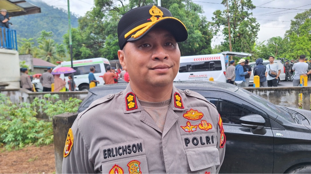 Di Pimpin Wakapolda, Tim DVI Polda Malut Bergerak Ke Halut, Identifikasi Korban Erupsi Gunung Dukono