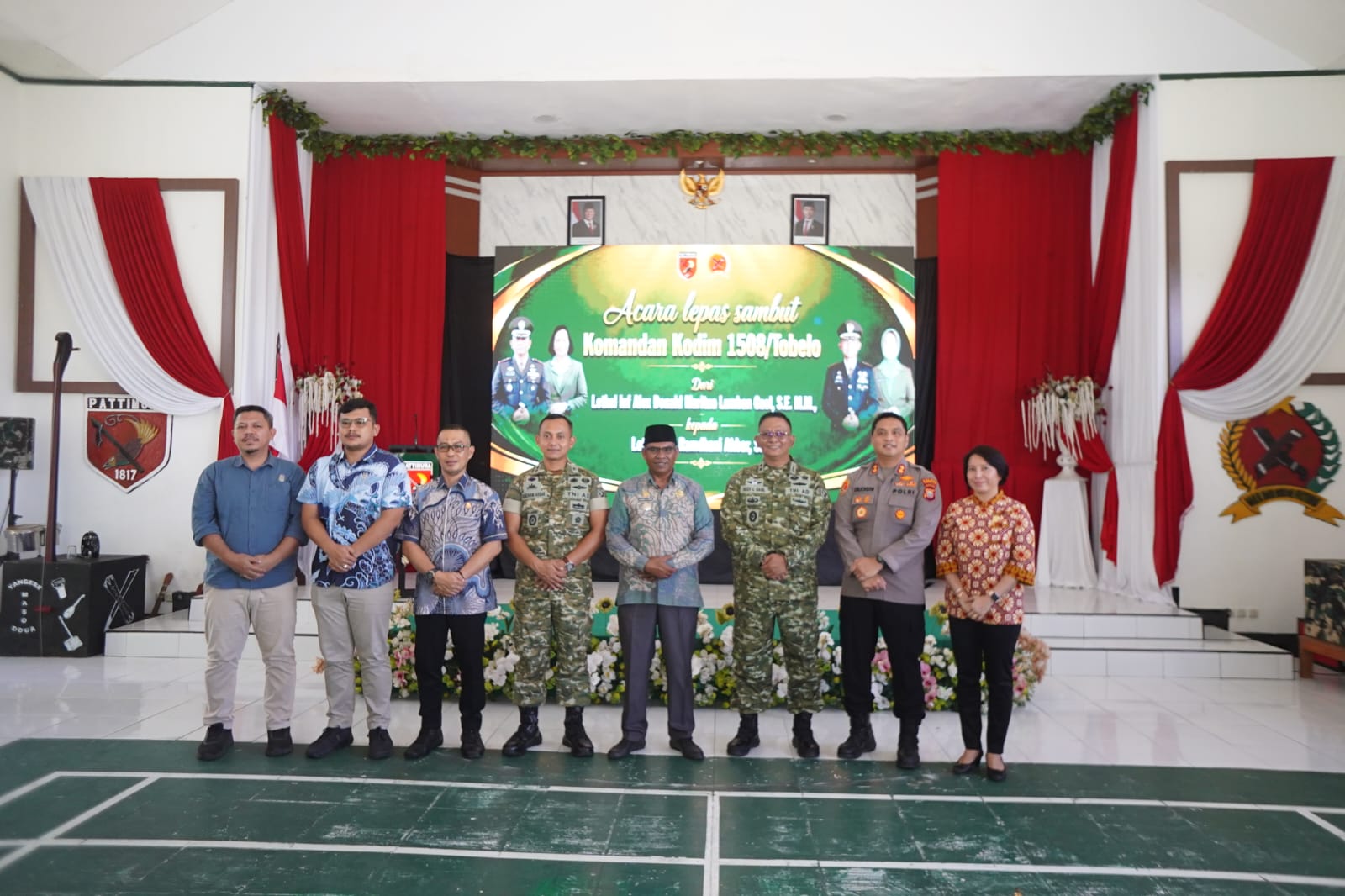 Alex Lumban Gaol Berpamitan, Ramdhani Akbar Ambil Alih Komando Kodim 1508/Tobelo