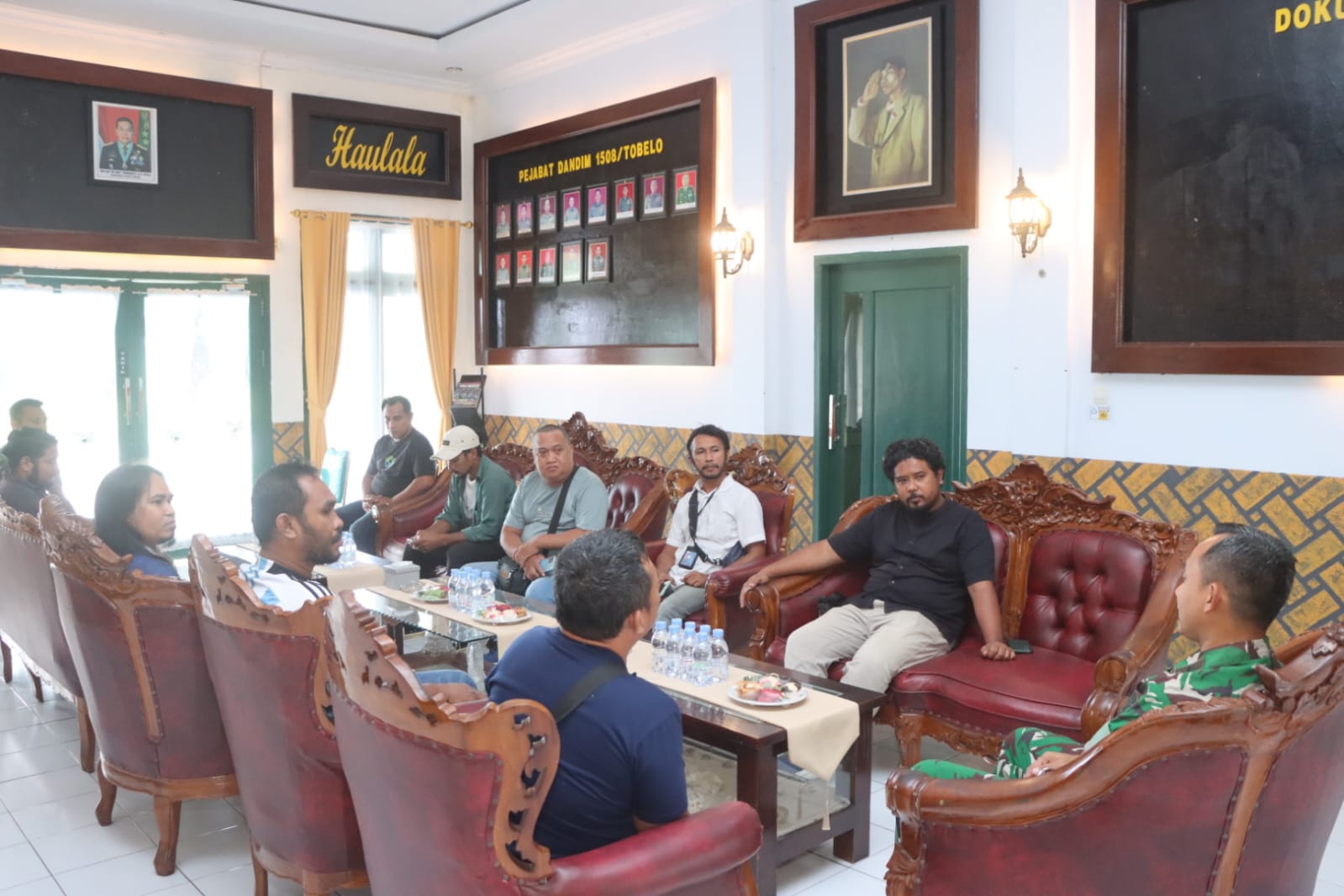 PWI Halmahera Utara Dan Kodim 1508/Tobelo Perkuat Sinergi, Dorong Keterbukaan Informasi Publik