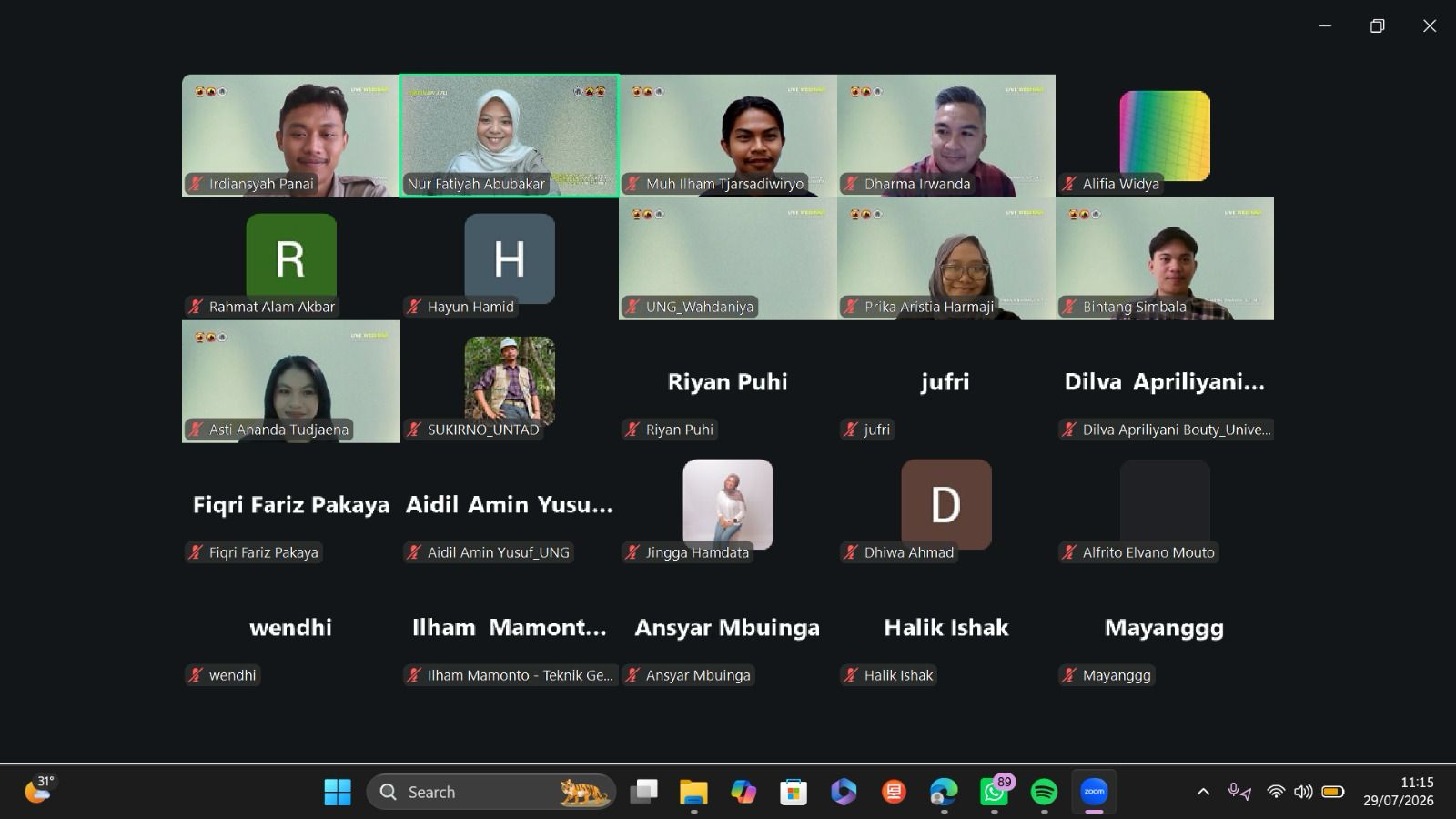 Superintendent NHM Kupas Peran Geokimia Dari Eksplorasi Hingga  Ekstraksi Dalam Webinar MGEI-SC UNG
