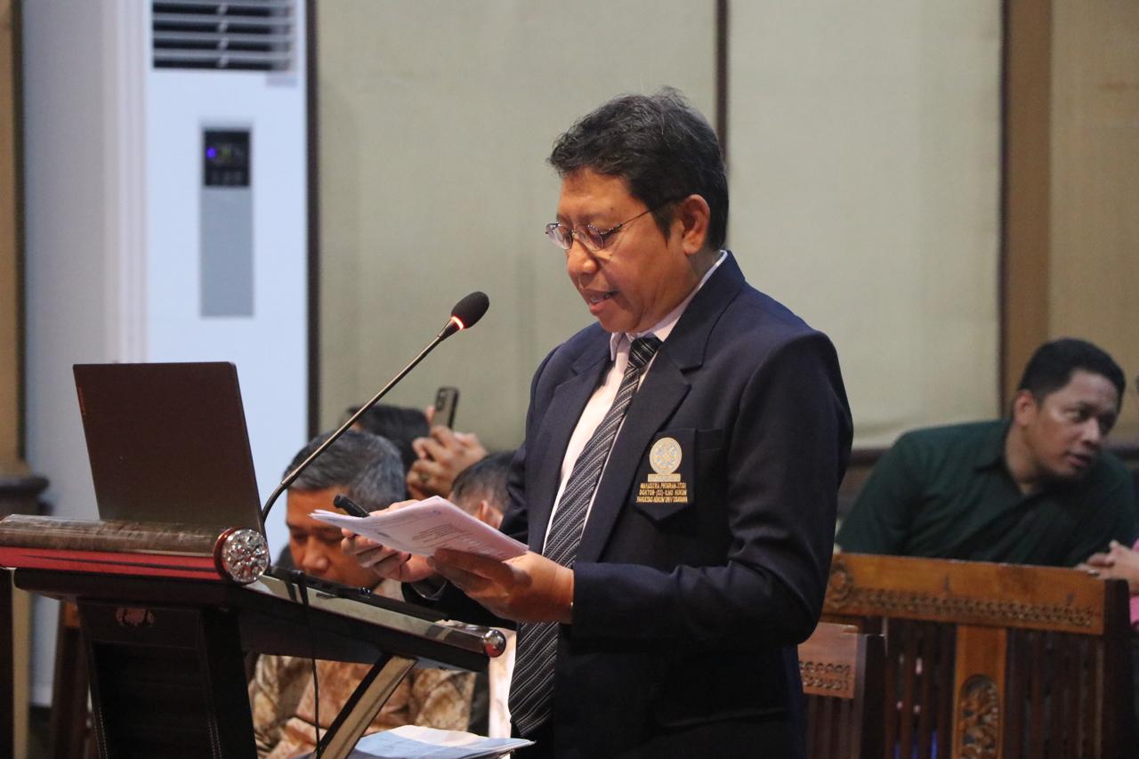 Agus Wirawan Resmi Menyandang Gelar Doktor, Dorong Reformulasi Hukum Berantas Korupsi Sumber Daya Alam