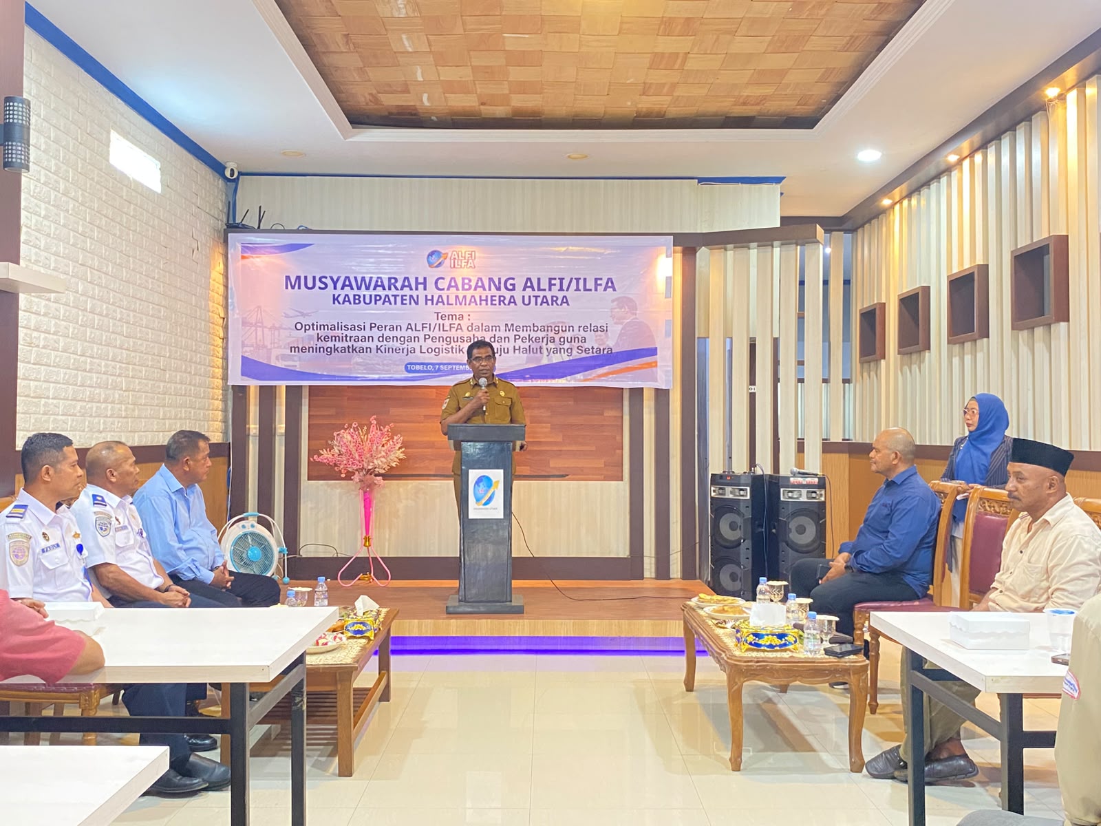 Wakil Bupati Halut Resmi Buka Musyawarah Cabang ALFI/ILFA