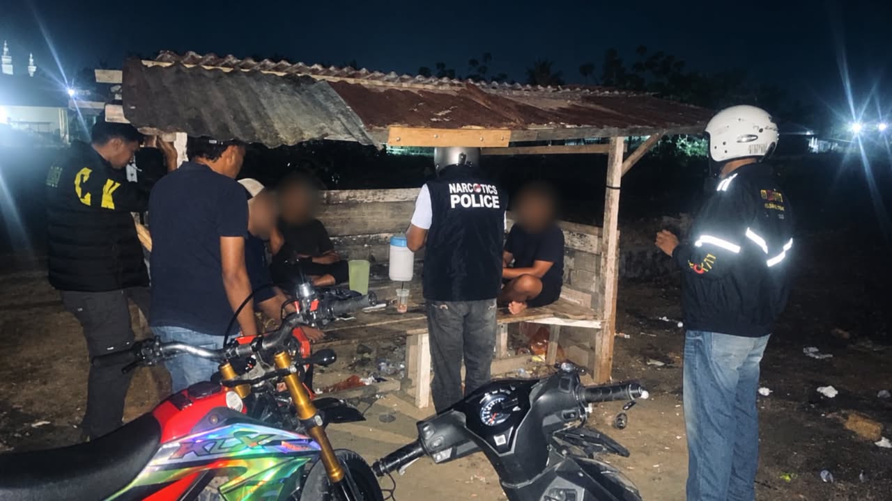 Kie Raha Aman, Polres Kepulauan Sula Razia Miras Di Titik Rawan