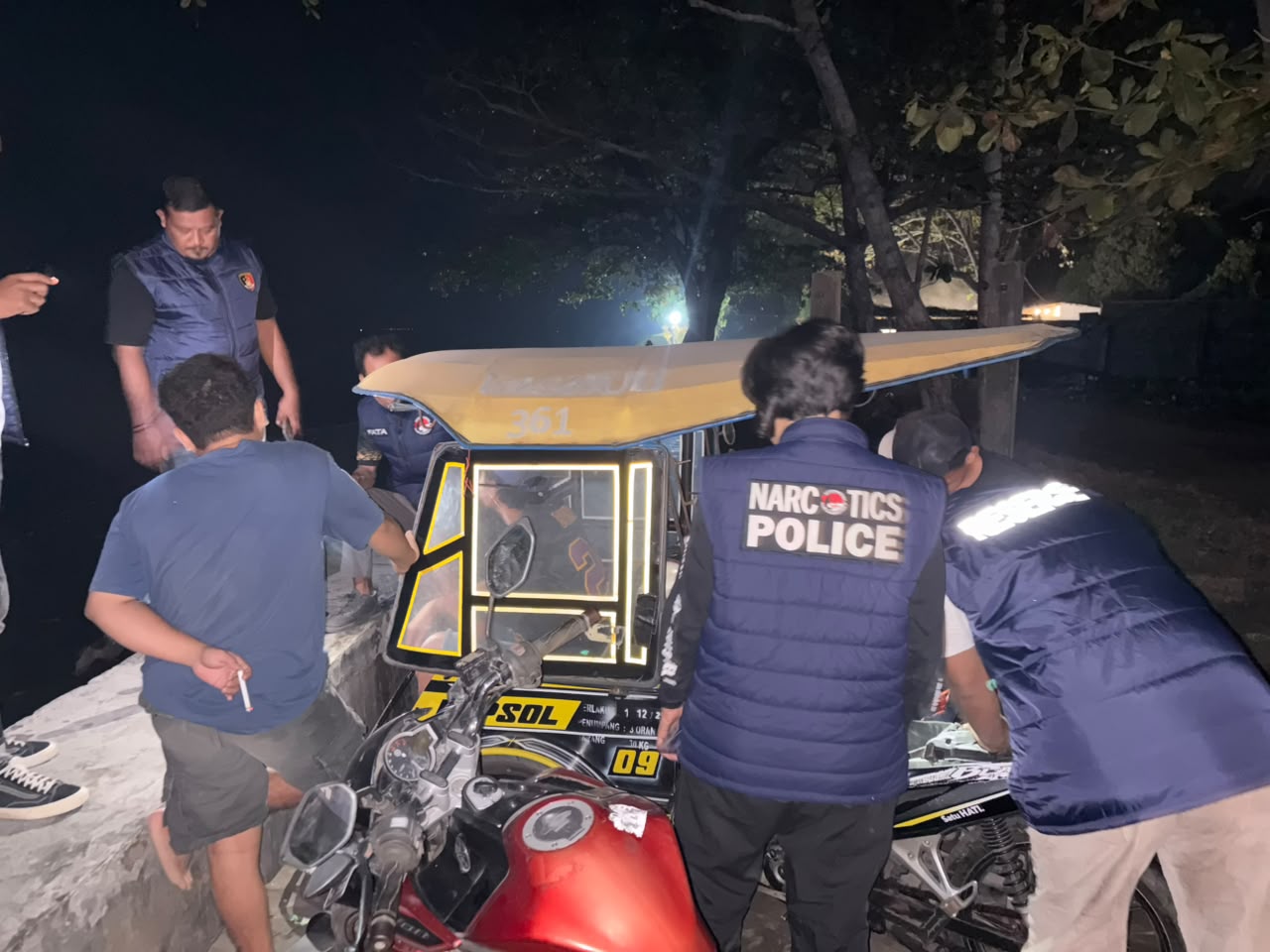 Persempit Ruang Gerak Peredaran Narkoba, Satresnarkoba Polres Halut Sisir Tempat Keramain