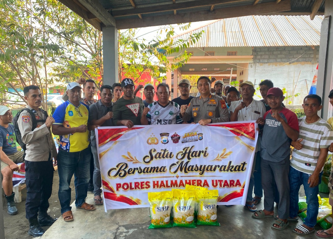 Polres Halut Turun Ke Desa, Kapolres Serap Aspirasi Warga Barataku